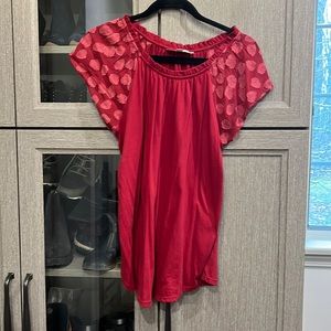 Loft, red, summer short sleeve Tshirt